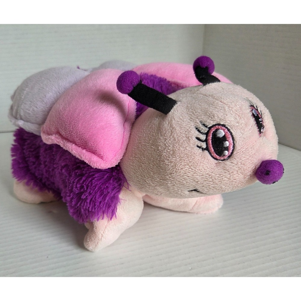 Pillow Pets Pee-Wee Fluttery Butterfly Plush Pink Purple Stuffed Animal‎ Travel